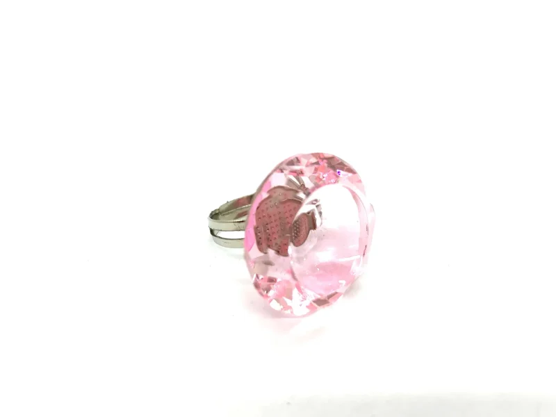 ANILLO DE CRISTAL PARA PEGAMENTO ROSA - Image 2
