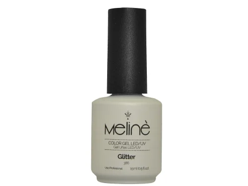 ESMALTE MELINÉ SEMI PERMANENTE - 15ml - #386 - GLITTER