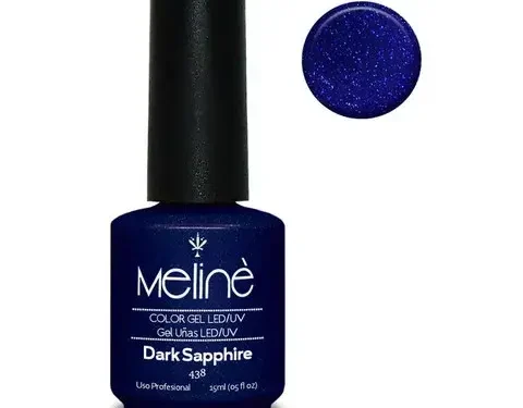 ESMALTE MELINÉ SEMI PERMANENTE - 15ml - #438 - DARK SAPPHIRE
