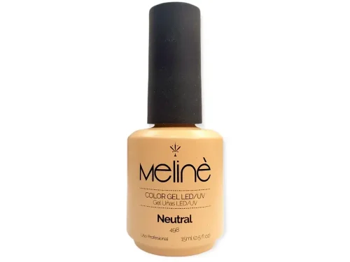 ESMALTE MELINÉ SEMI PERMANENTE - 15ml - #498 - NEUTRAL