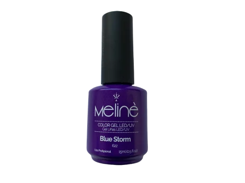 ESMALTE MELINÉ SEMI PERMANENTE - 15ml - #622 - BLUE STORM