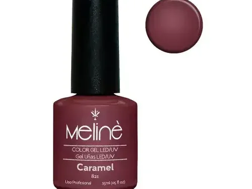 ESMALTE MELINÉ SEMI PERMANENTE - 15ml - #821 - CARAMEL