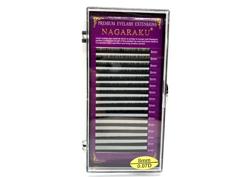EXTENSIÓN DE PESTAÑAS NAGARAKU - CURL D - GROSOR 0.07 - Image 2