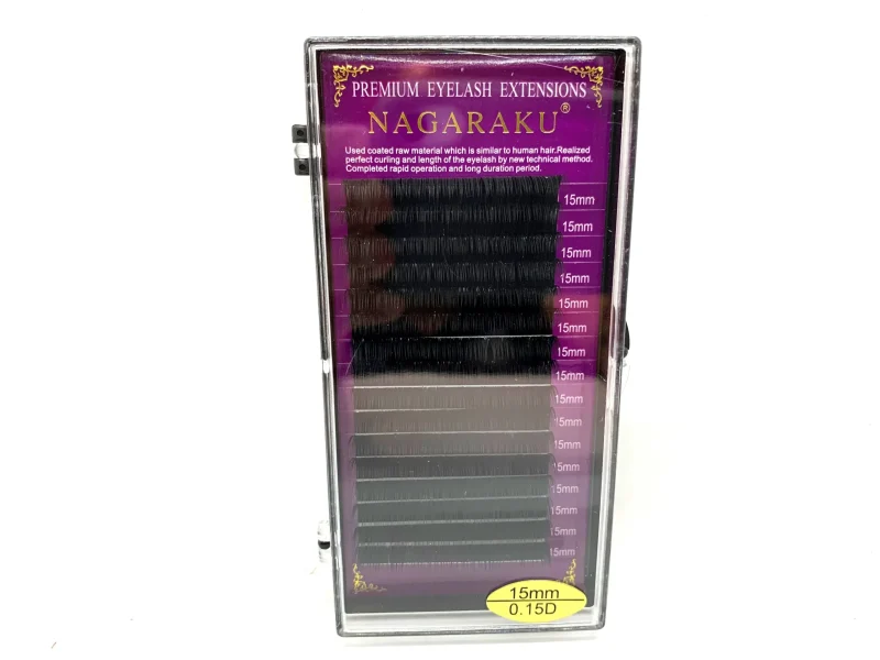 EXTENSIÓN DE PESTAÑAS NAGARAKU - CURL D - GROSOR 0.15 - Image 9