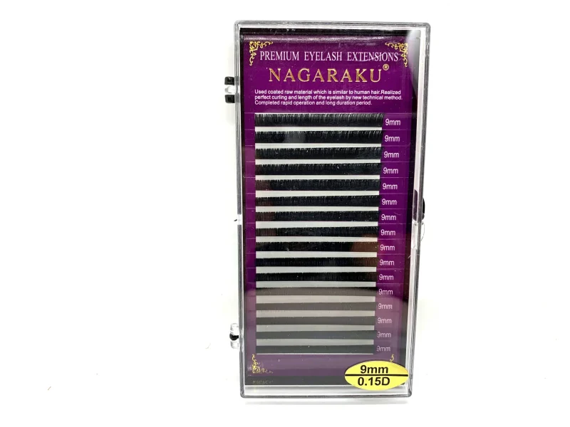 EXTENSIÓN DE PESTAÑAS NAGARAKU - CURL D - GROSOR 0.15 - Image 3