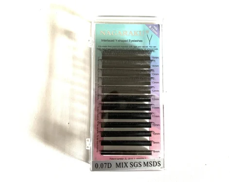 Alternative view of EXTENSIÓN DE PESTAÑAS NAGARAKU TECNOLÓGICAS - CURL YY - GROSOR 0.07 - MIX