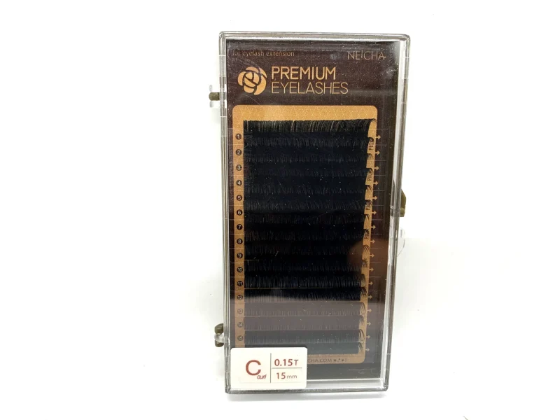 EXTENSIÓN DE PESTAÑAS NEICHA PREMIUM - CURL C - GROSOR 0.15 - Image 5