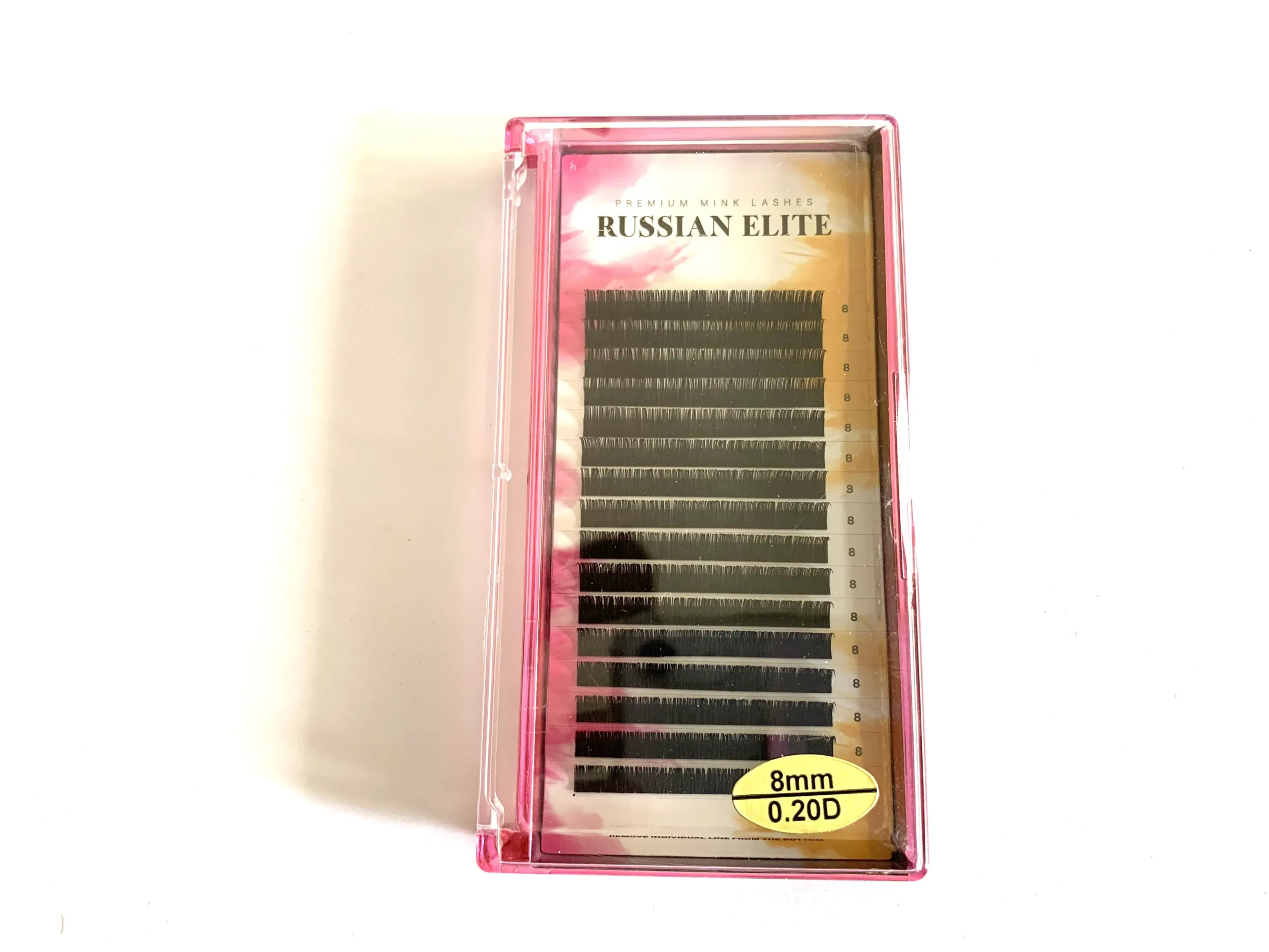 EXTENSIÓN DE PESTAÑAS NEICHA RUSSIAN ELITE - CURL D - GROSOR 0.20 - Imagen 2