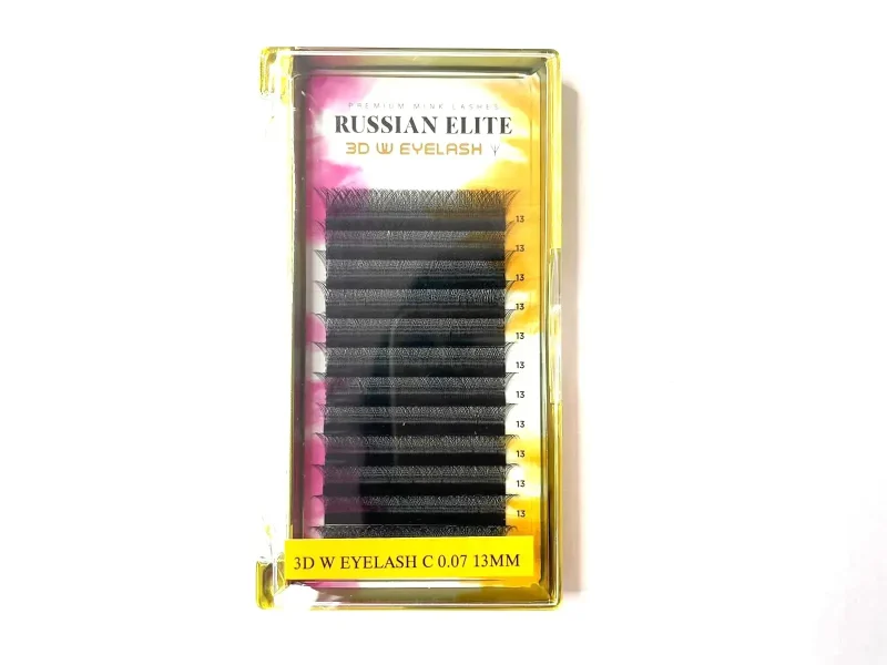 EXTENSIÓN DE PESTAÑAS NEICHA RUSSIAN ELITE - TECNOLÓGICAS W3D -  GROSOR 0.07 - CURL C - Image 6