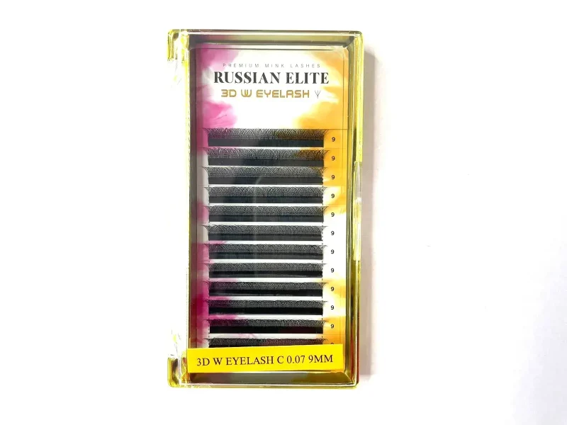 EXTENSIÓN DE PESTAÑAS NEICHA RUSSIAN ELITE - TECNOLÓGICAS W3D -  GROSOR 0.07 - CURL C - Image 2