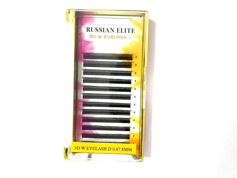 EXTENSIÓN DE PESTAÑAS NEICHA RUSSIAN ELITE - TECNOLÓGICAS W3D - GROSOR 0.07 - CURL D