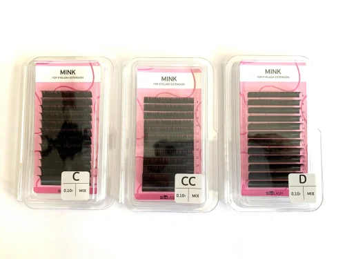 EXTENSIÓN DE PESTAÑAS SM  - GROSOR 0.10 - MIX  7 a 14mm