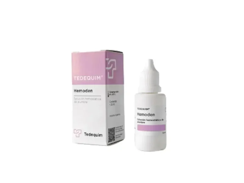 HEMODEN SOLUCIÓN HEMOSTÁTICA DE ALUMBRE - TEDEQUIM - 20ml - Image 2
