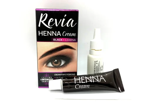 HENNA NEICHA - REVIA -CREMA COLOR + ACTIVADOR - NEGRO - x15ml