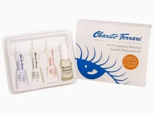 KIT CHARITO FERRARI PERMANENTE Y ALISADO DE PESTAÑAS Y CEJAS