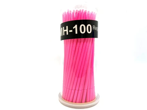 MICROHISOPOS PARA PESTAÑAS - ROSA