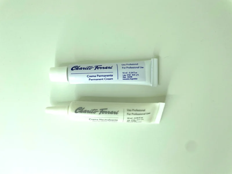 PASO 1 y 2 CHARITO FERRARI - CREMA PERMANENTE/CREMA NEUTRALIZANTE  - 10ml