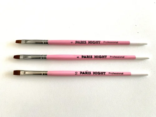 PINCEL CHATO CUADRADO PARA GEL - PARIS NIGHT