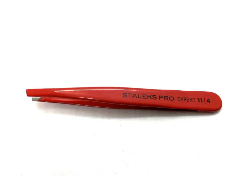 PINZA STALEKS PRO - ACERO INOXIDABLE - ROJA - EXPERT 11 - Image 3