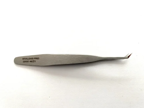 Alternative view of PINZA STALEKS PRO PARA PESTAÑAS- ACERO INOXIDABLE – EXPERT 40