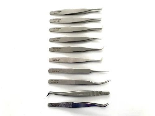 PINZA STALEKS PRO PARA PESTAÑAS- ACERO INOXIDABLE – EXPERT 40