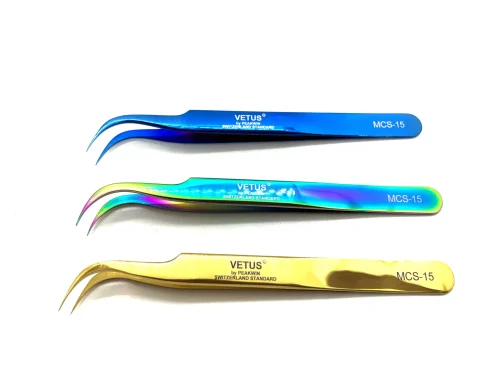 PINZA VETUS COLLECTION - ACERO INOXIDABLE - CURVA - MCS 15