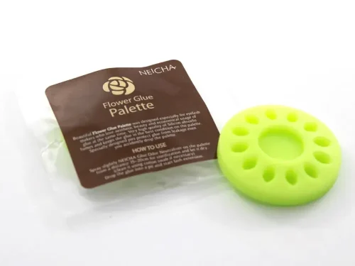 PORTAPEGAMENTO NEICHA - FLOR DE SILICONA VERDE