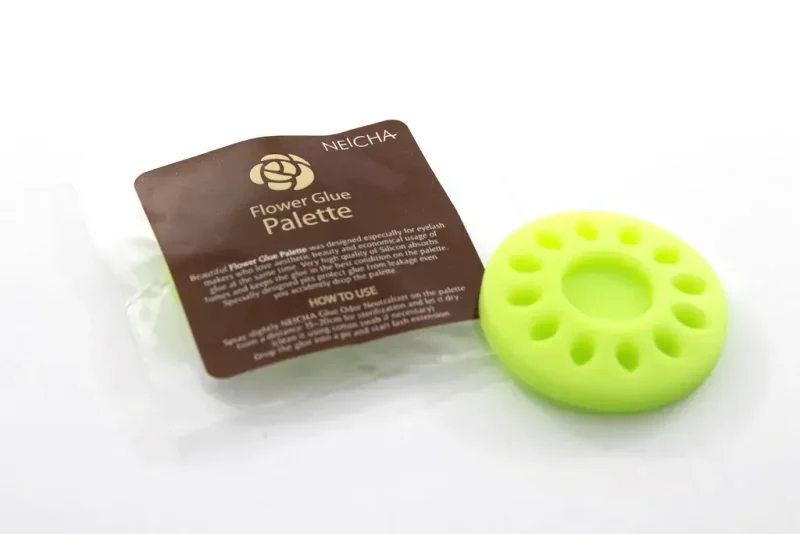PORTAPEGAMENTO NEICHA - FLOR DE SILICONA VERDE