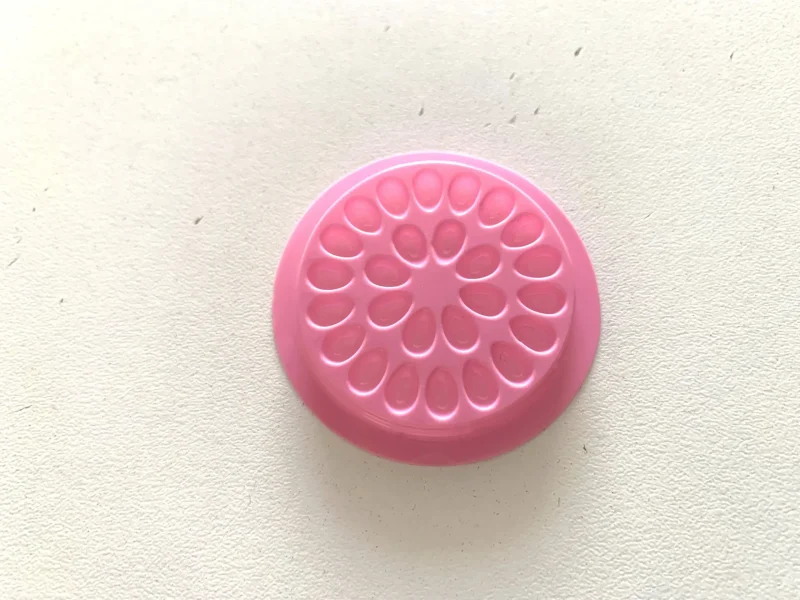 PORTAPEGAMENTO - REDONDO TIPO FLOR SIN STICKER - ROSA