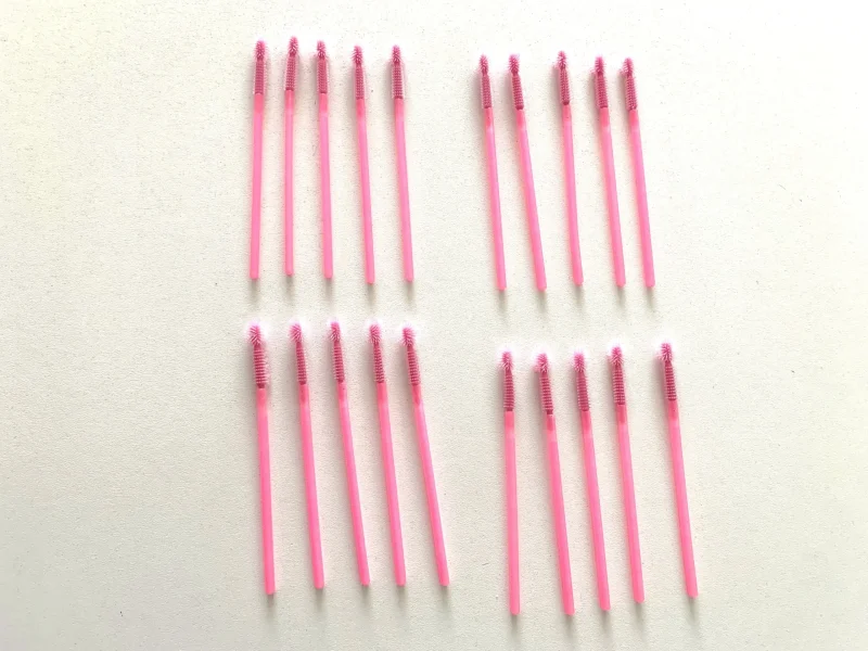 CEPILLOS PARA PESTAÑAS DE SILICONA - ROSA - (x20) - Image 2