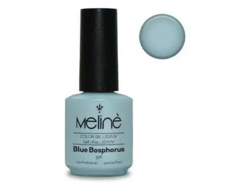 ESMALTE MELINÉ SEMI PERMANENTE - 15ml - #376 - BLUE BOSPHORUS