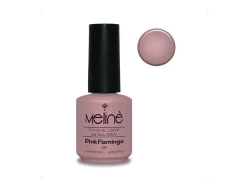 ESMALTE MELINÉ SEMI PERMANENTE - 15ml - #495 - PINK FLAMINGO