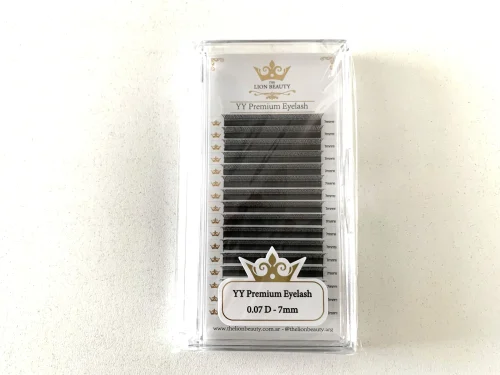 EXTENSIÓN DE PESTAÑAS THE LION BEAUTY - TECNOLÓGICAS - YY - GROSOR 0.07 - CURL D