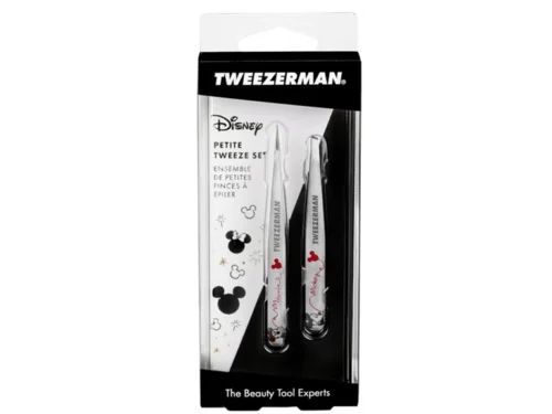 SET DE PINZAS - TWEEZERMAN - DISNEY - COLOR ACERO - x 2 PINZAS