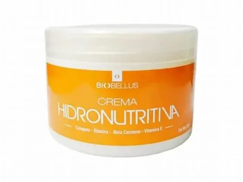 CREMA HIDRONUTRITIVA - BIOBELLUS - COLAGENO, ELASTINA, BETA CAROTENO, VITAMINA E