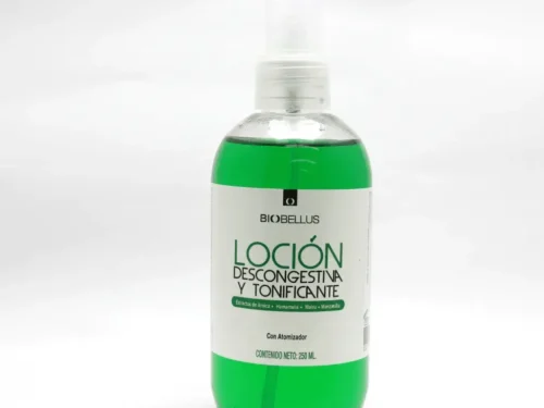 LOCIÓN DESCONGESTIVA Y TONIFICANTE - BIOBELLUS - ESTRACTOS DE ÁRNICA, HAMMAMELIS, MALVA, MANZANILLA - 250ml