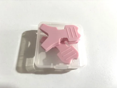 PEINE/ESPATULA PARA LIFTING - x 5 unidades - ROSA