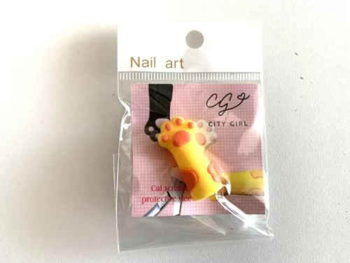 PROTECTOR CORTA CUTICULA O PINZAS - CITY GIRL - PATITA AMARILLA