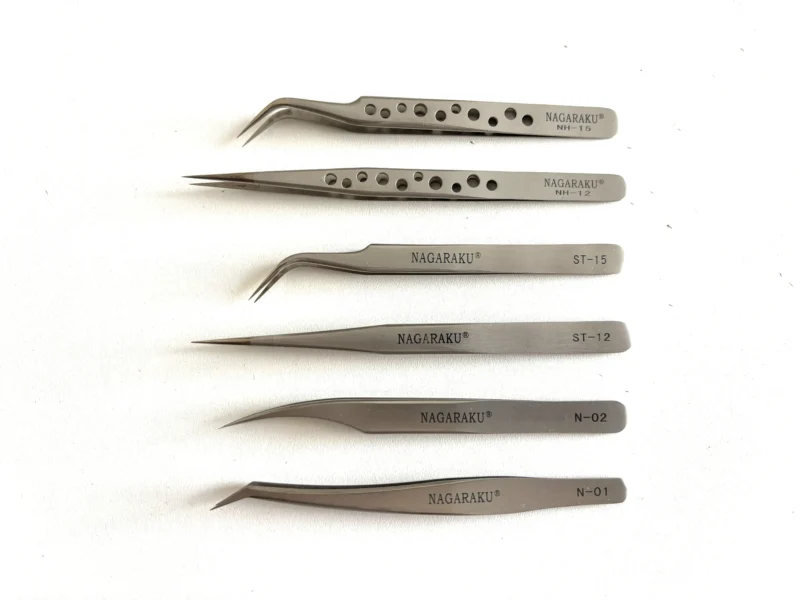 ESTUCHE PARA PINZAS NAGARAKU ROSA - CON 6 PINZAS - Image 2