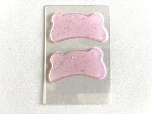 PADS TÉCINA COREANA - PLANOS - OSITO - ROSA