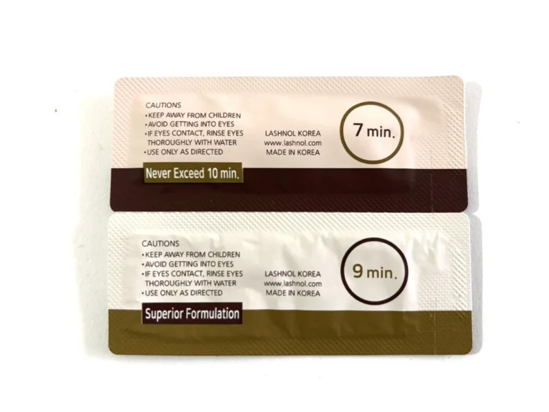 PASO 1 Y 2 LASHNOL - (MONODOSIS - PERMANENTADORA/NEUTRALIZANTE) - x1g (CAJA x10 PARES) - Image 3