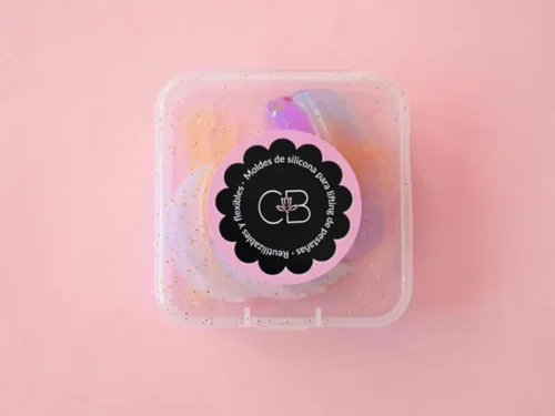 MOLDES (BIGUDIES) ANATÓMICOS SOFT FROZEN CON GLITTER