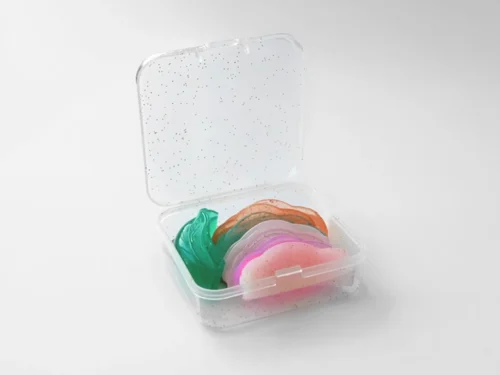 MOLDES (BIGUDIES) ANATÓMICOS SOFT MULTICOLOR CON GLITTER