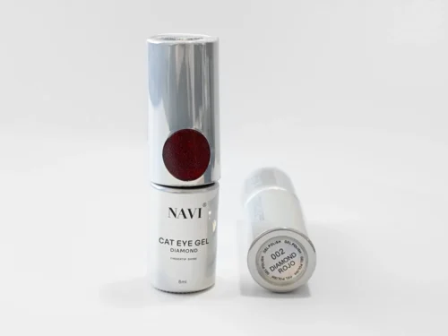 ESMALTE NAVI SEMI PERMANENTE - CATE EYE GEL - 8ml - DIAMOND ROJO - #2