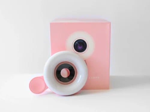 LENTE MACRO LUZ LED - ROSA