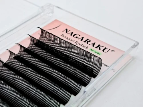 Alternative view of EXTENSION DE PESTAÑAS NAGARAKU - BOUQUET - GROSOR 0.07- CURL D MIX - 8 a 15mm