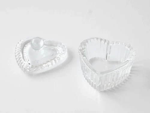 VASO DAPPEN CORAZÓN - VIDRIO CON TAPA