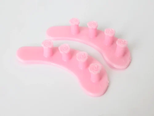 SEPARADOR DE DEDOS DE PIE - SILICONA - ROSA PASTEL