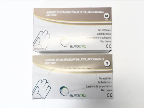 GUANTES LATEX - BLANCO