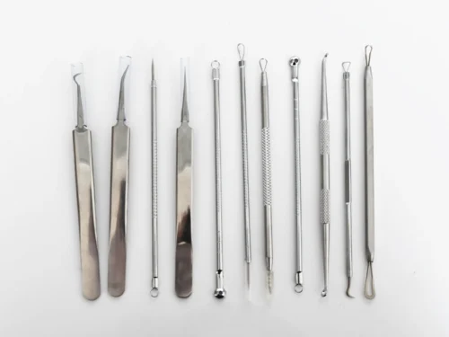 Alternative view of SET X 11 HERRAMIENTAS DE EXTRACCION FACIAL PROFESIONAL